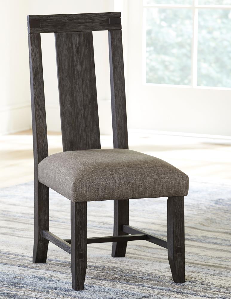 Modus Furniture Meadow Rustic Polyester/Polyester Blend Upholstered Dining Side Chair (Wood Frame) in Gray | 3FT366P