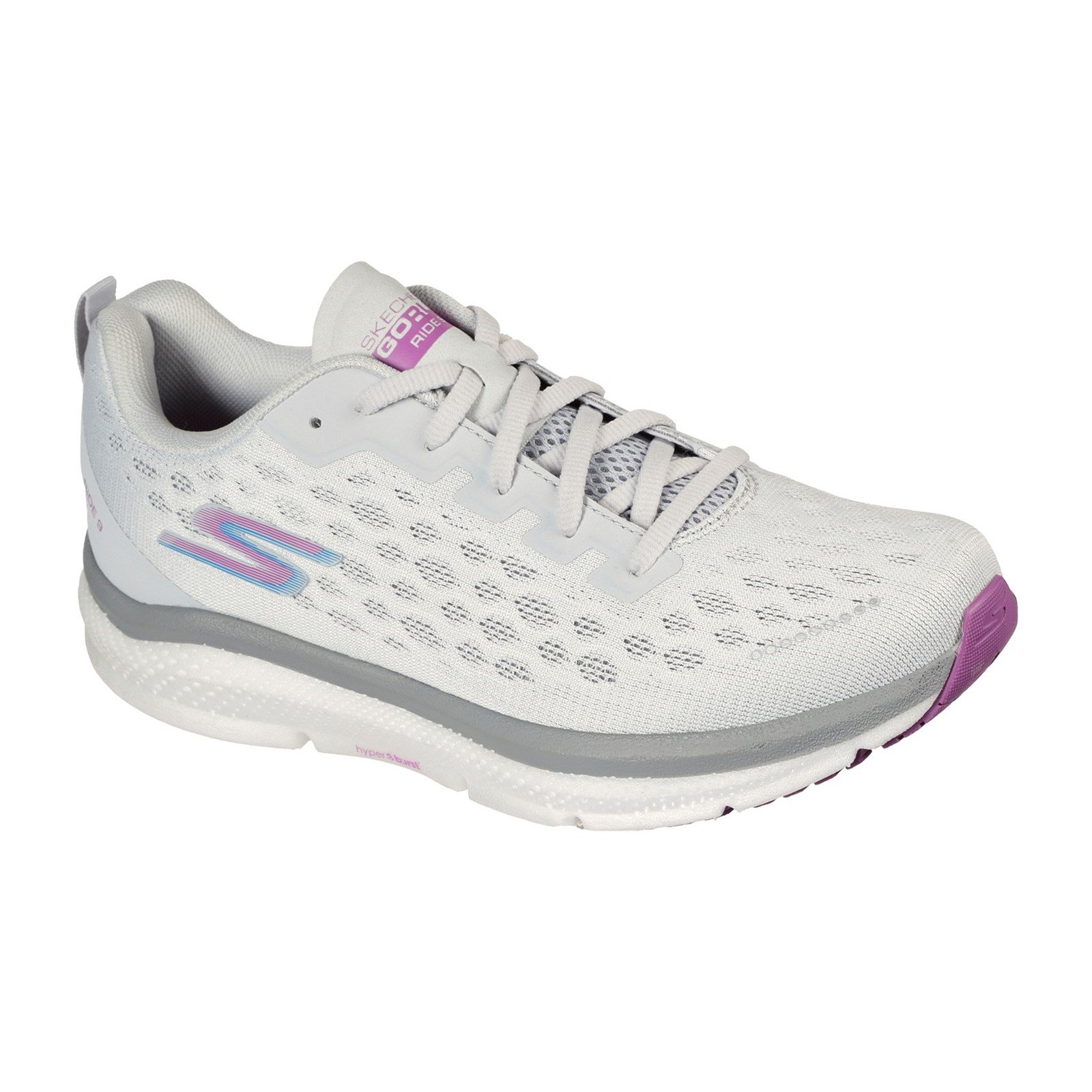 Skechers Women's Go Run Ride Trainer Various Colours 32704 - Grey/Multi 5