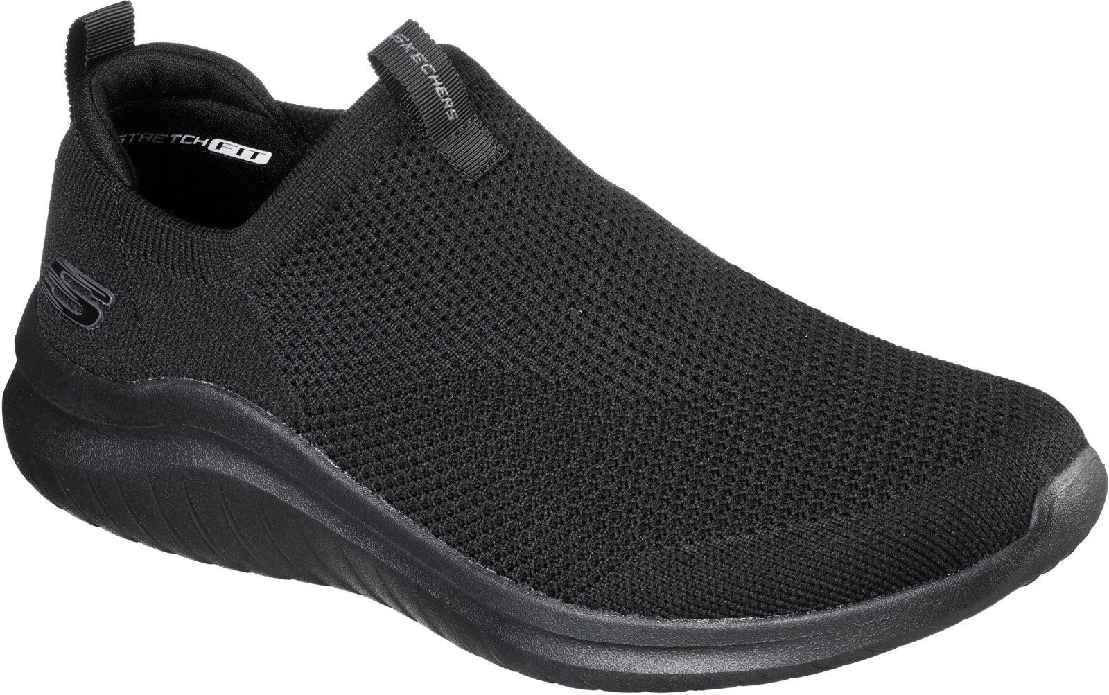 Skechers Men's Ultra Flex 2.0 Kwasi Casual Trainer Various Colours 32182 - Black/Black 6