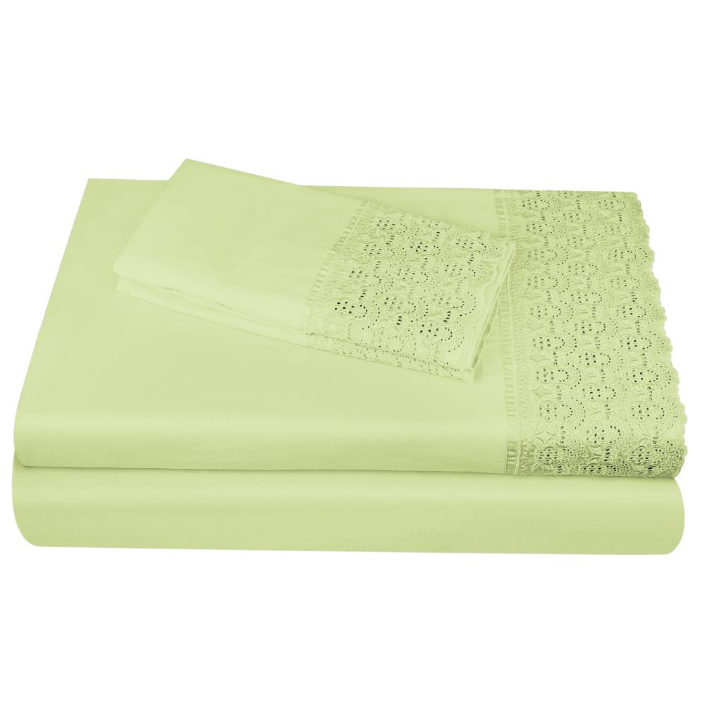 Grace Home Fashions RENAURAA Smart Full Cotton Blend Bed Sheet in Gray | 1400CVC_AP-LC SPC SA