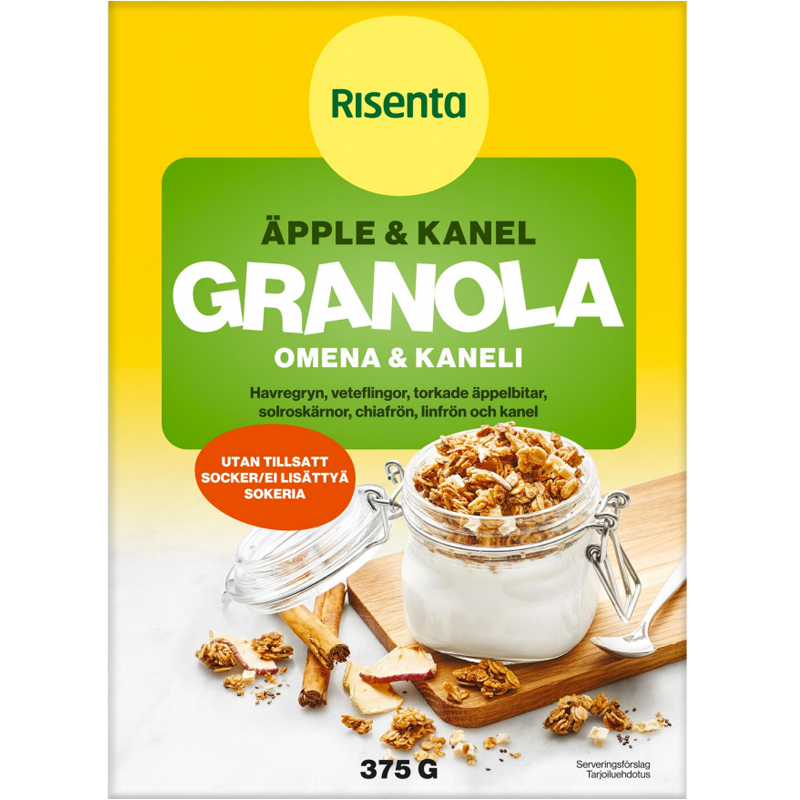 Granola Äpple & Kanel 375g - 44% rabatt