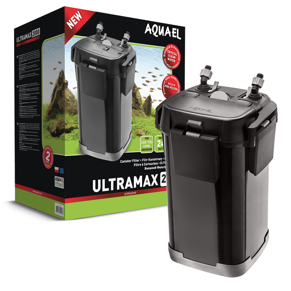 Aquael Ytterfilter Ultramax 24W 2000l/h