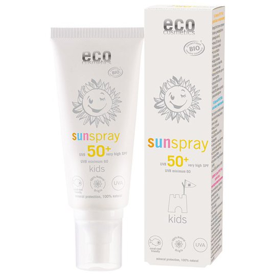 Eco Cosmetics Ekologisk Solspray för barn SPF 50+, 100 ml
