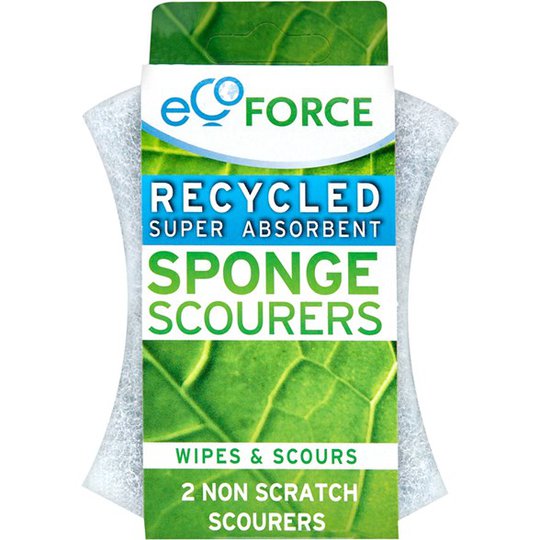 Ecoforce Kökssvamp fin, 2-pack