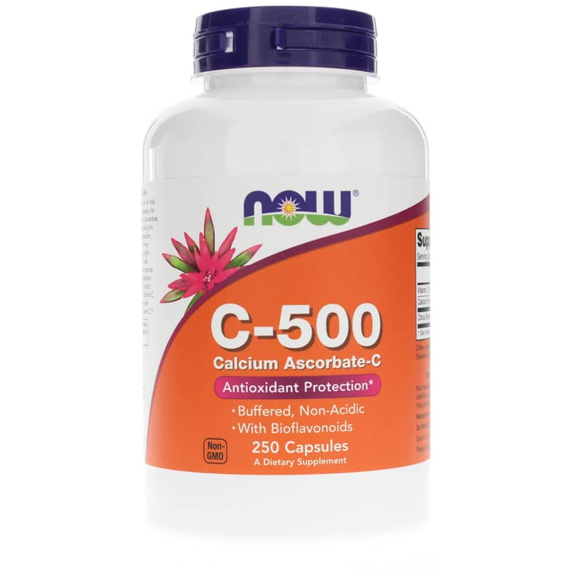 NOW Foods C-500 Calcium Ascorbate-C 250 Capsules