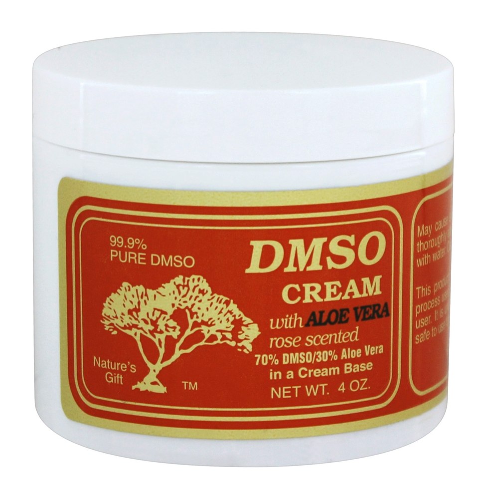 Nature's Gift DMSO - Cream With Aloe Vera Rose Scented - 4 oz.