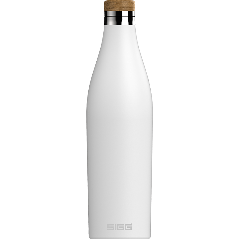 Meridian Water Bottle - Stainless Steel, White / 0.7L