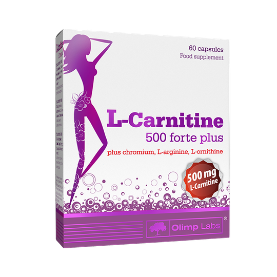 L-Carnitine 500 Forte Plus, 60 caps