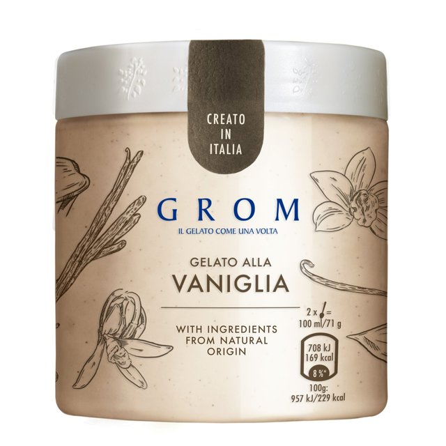 Grom Vanilla Gelato Ice Cream