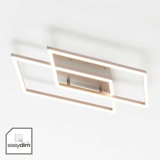 Kaksilamppuinen LED-kattovalaisin Inigo, 53,8 cm