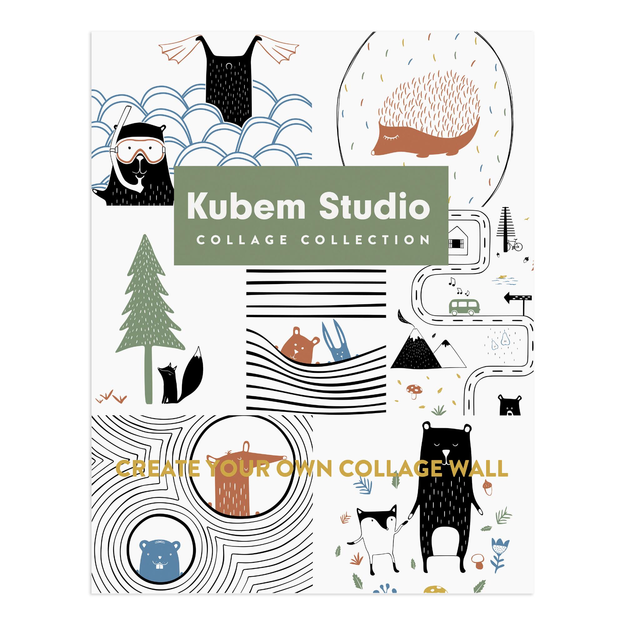 Kubem Studio Animal Wall Art Prints 7 Piece: Multi by World Market