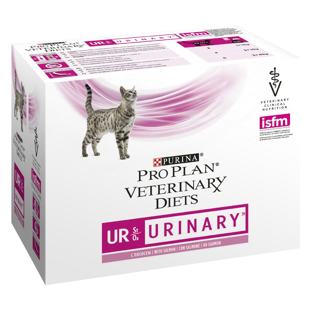 Purina Pro Plan Veterinary Diets Feline UR Urinary - Salmon - 10 x 85g