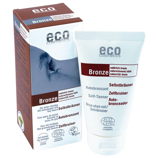 Eco Cosmetics Brun Utan Sol Granatäpple & Gojibär, 75 ml