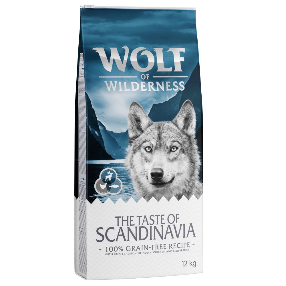 Wolf of Wilderness "The Taste of Scandinavia" - with Reindeer & Salmon - 5kg