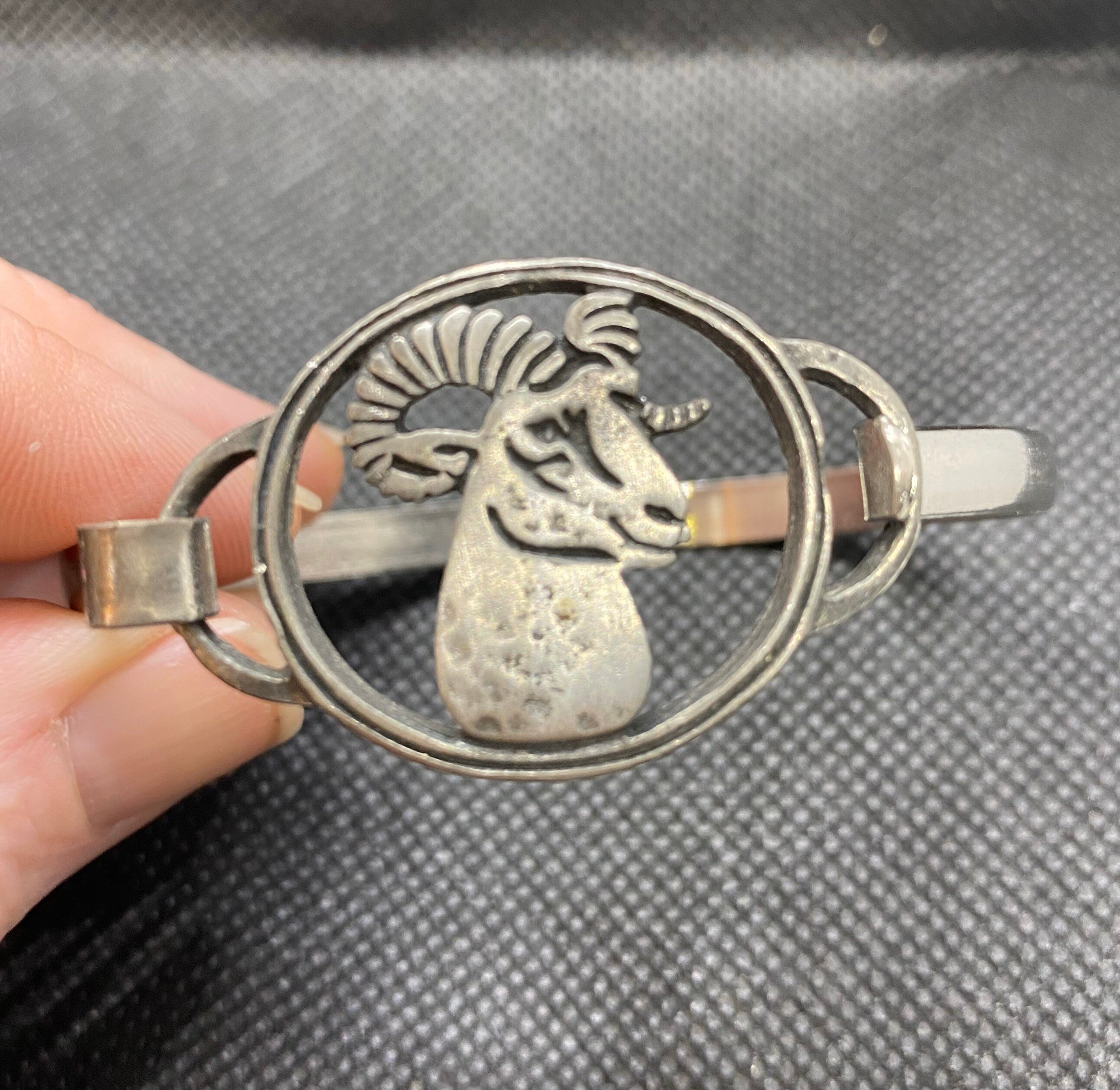 Vintage Zodiac Aries Ram Bracelet