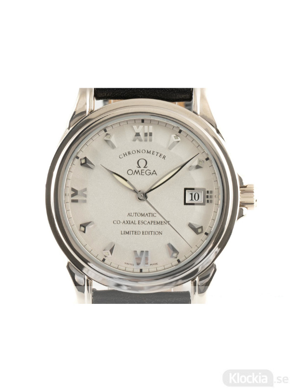 Begagnad Omega De Ville 18c White Gold Co-Axial Chronometer Limited Edition 5941.31.31
