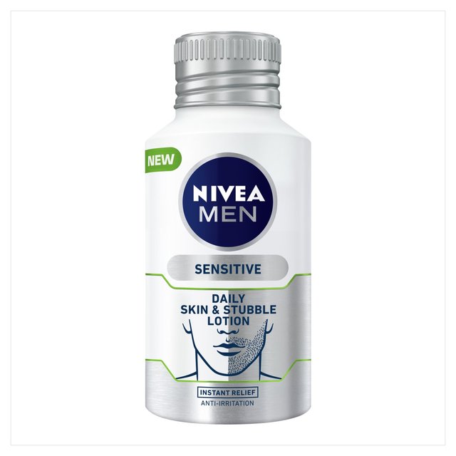 NIVEA MEN Stubble Moisturiser for Sensitive Skin 0% Alcohol Face Cream
