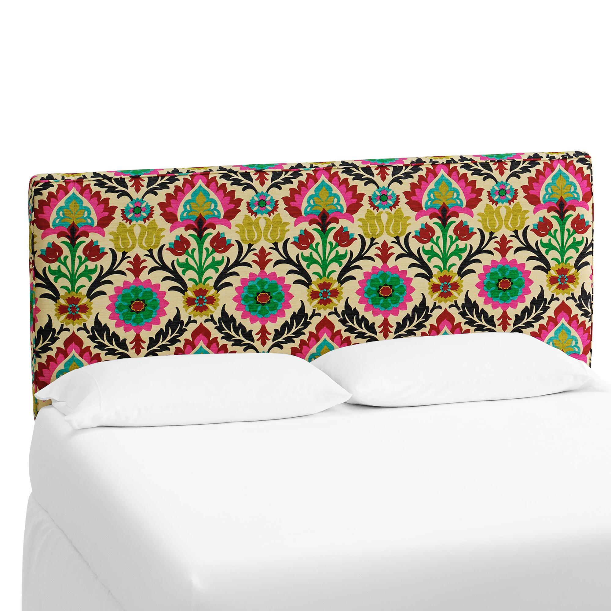 Desert Santa Maria Loran Upholstered Headboard: Multi - Fabric - California King Headboard by World Market