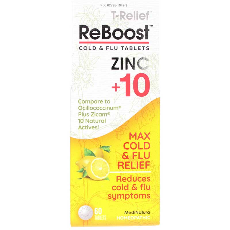 MediNatura Reboost Zinc +10 60 Tablets