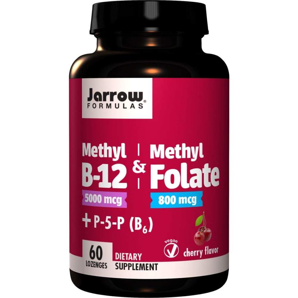 Methyl B-12 & Methyl Folate, 800mcg Cherry - 60 Lozenges