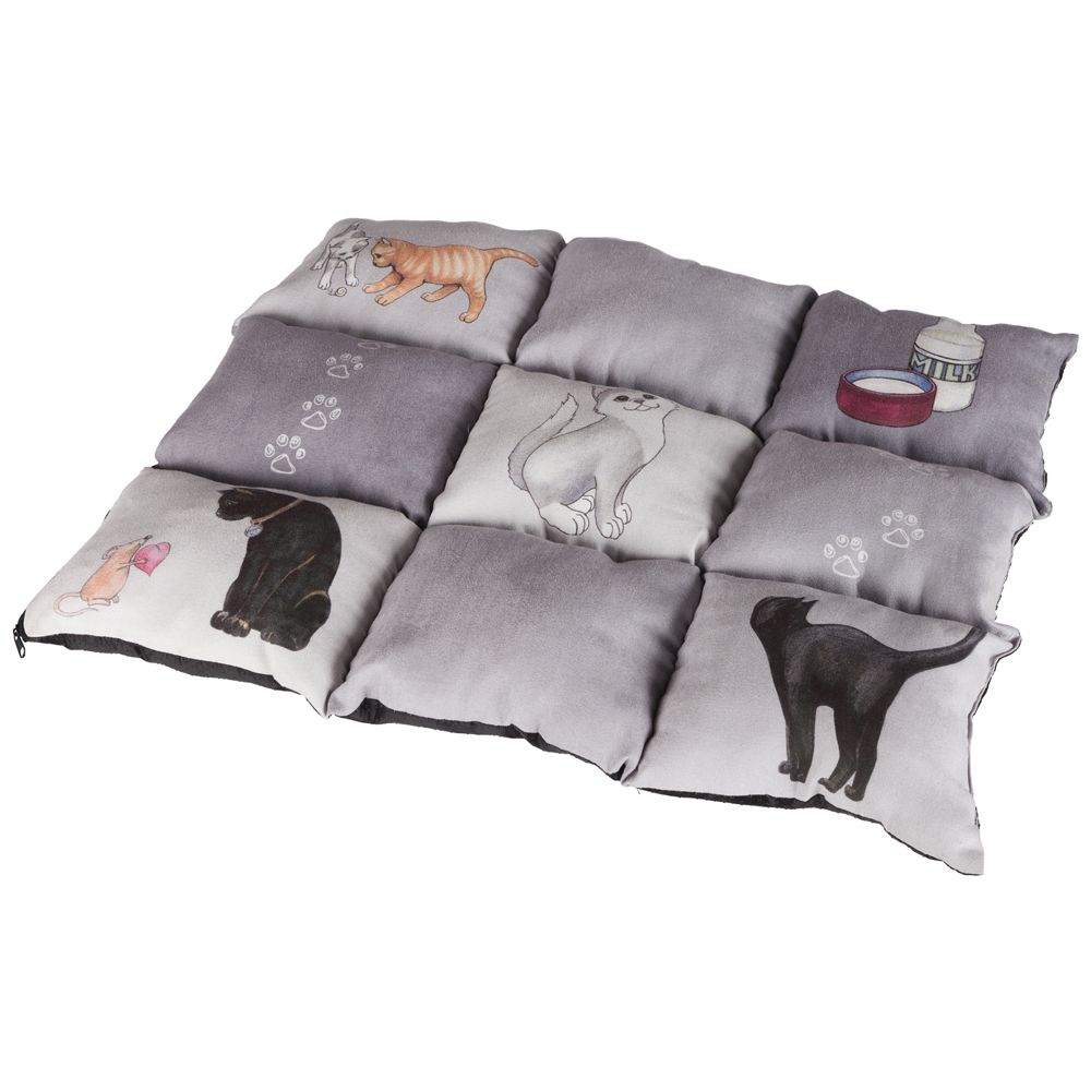 Trixie Patchwork Cat Blanket - 55 x 45 x 6 cm (L x W x H)