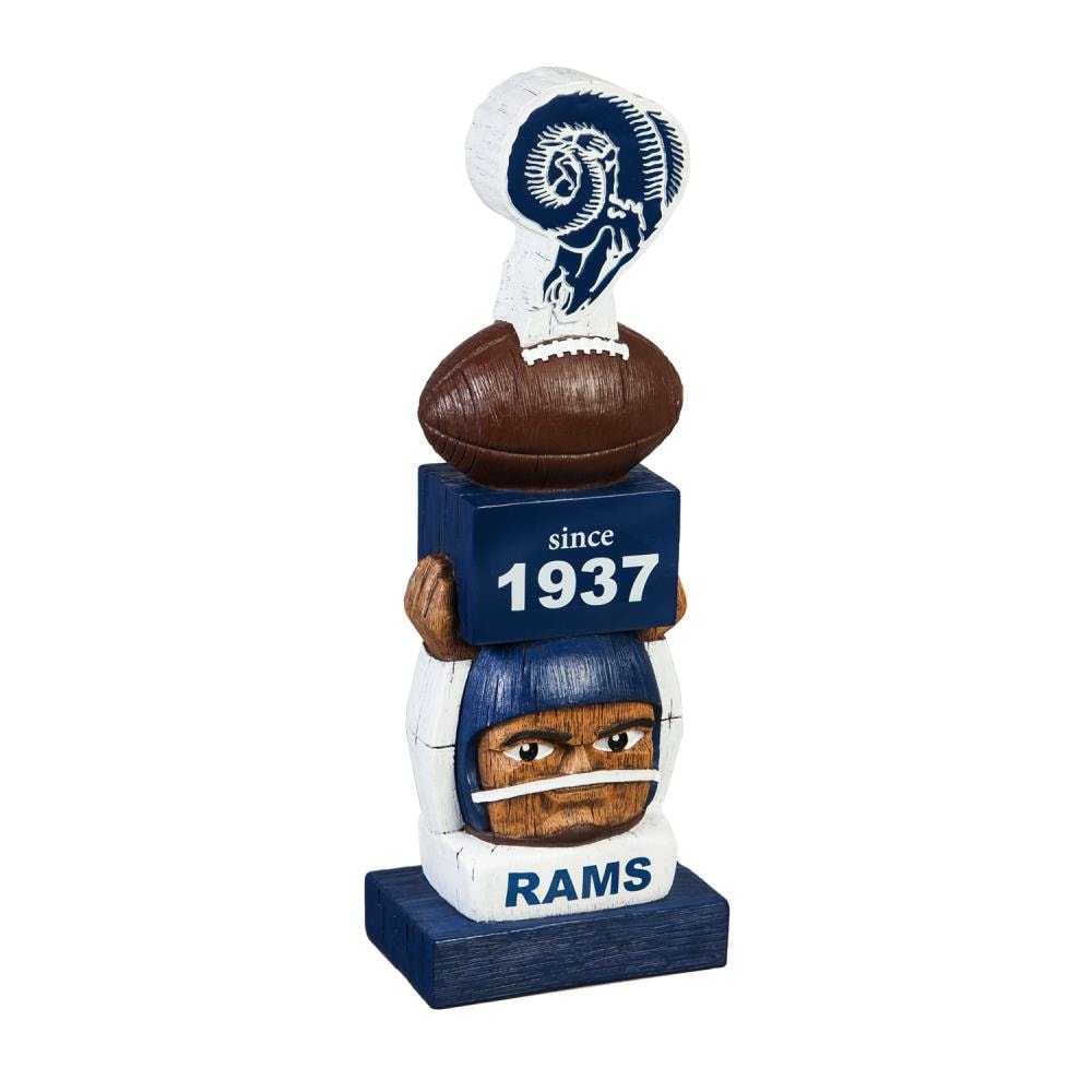 Team Sports America Los Angeles Rams 16-in H x 5.5-in W Blue Animal Garden Statue | 84V3828TT