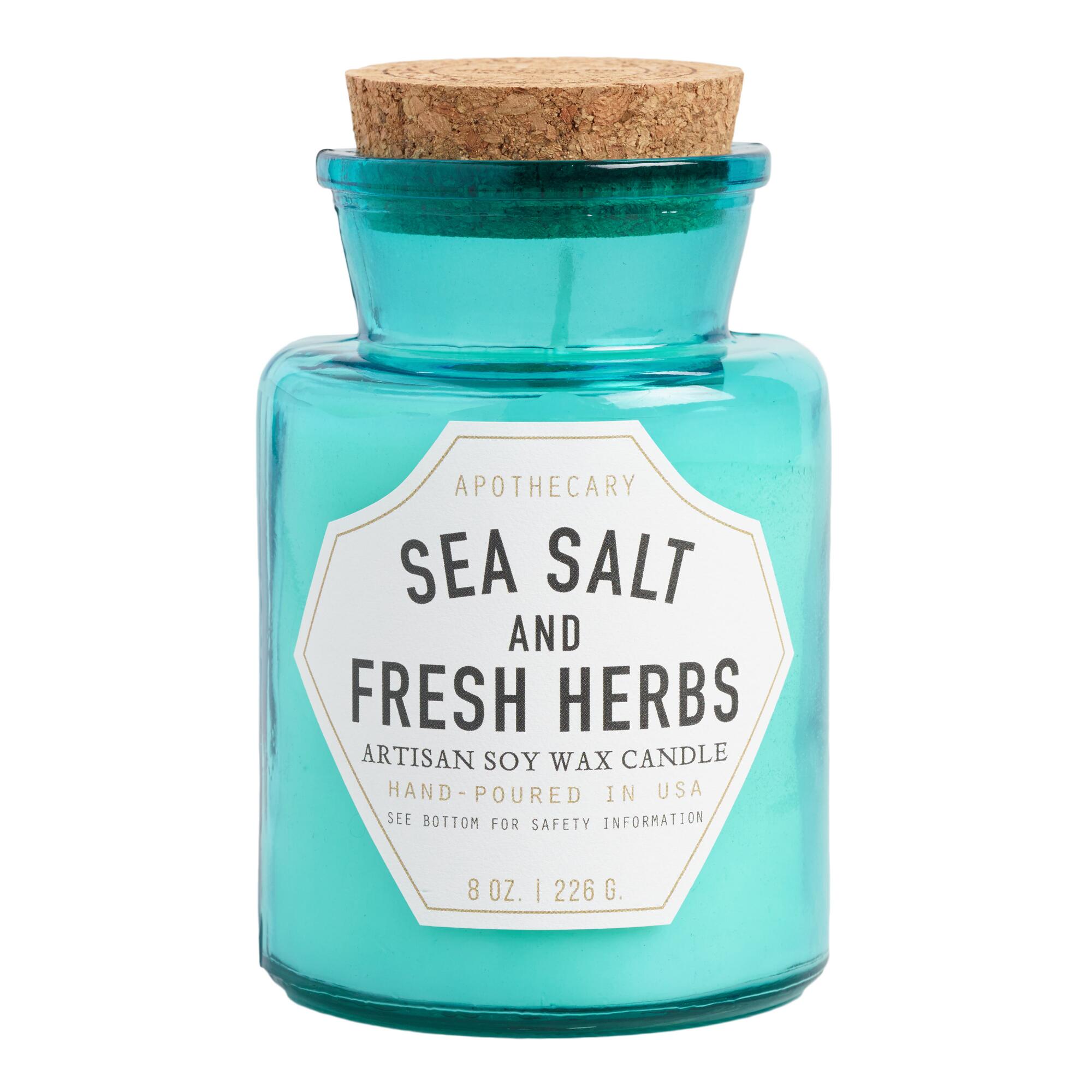 Paddywax Sea Salt And Herbs Old Fashioned Scented Candle - Scented Wax by World Market