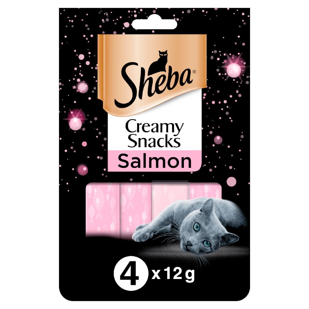 Sheba Creamy Snacks 4 x 12g - Salmon