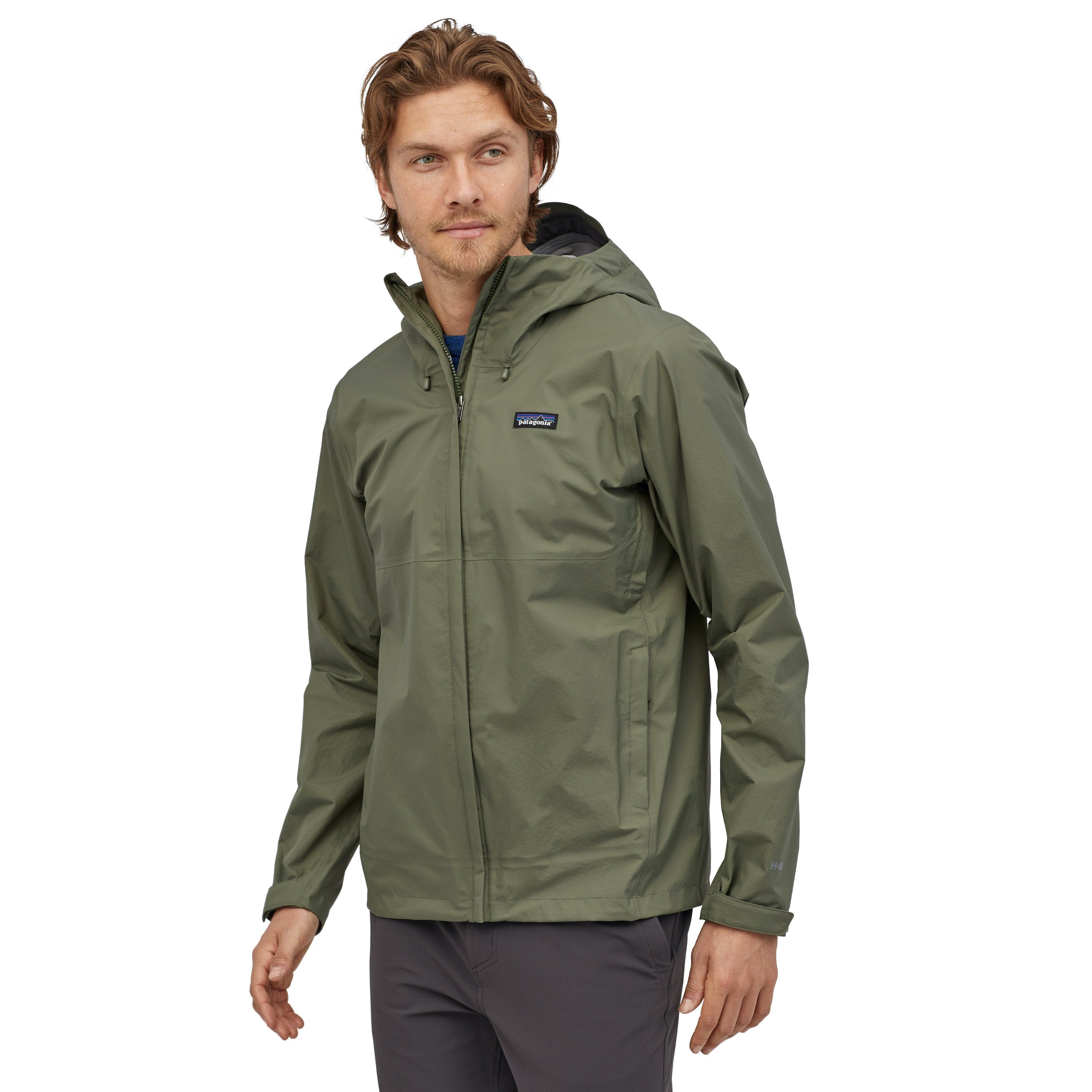 Patagonia Men's Torrentshell 3L Jacket - 100% Recycled Nylon, Industrial Green / S
