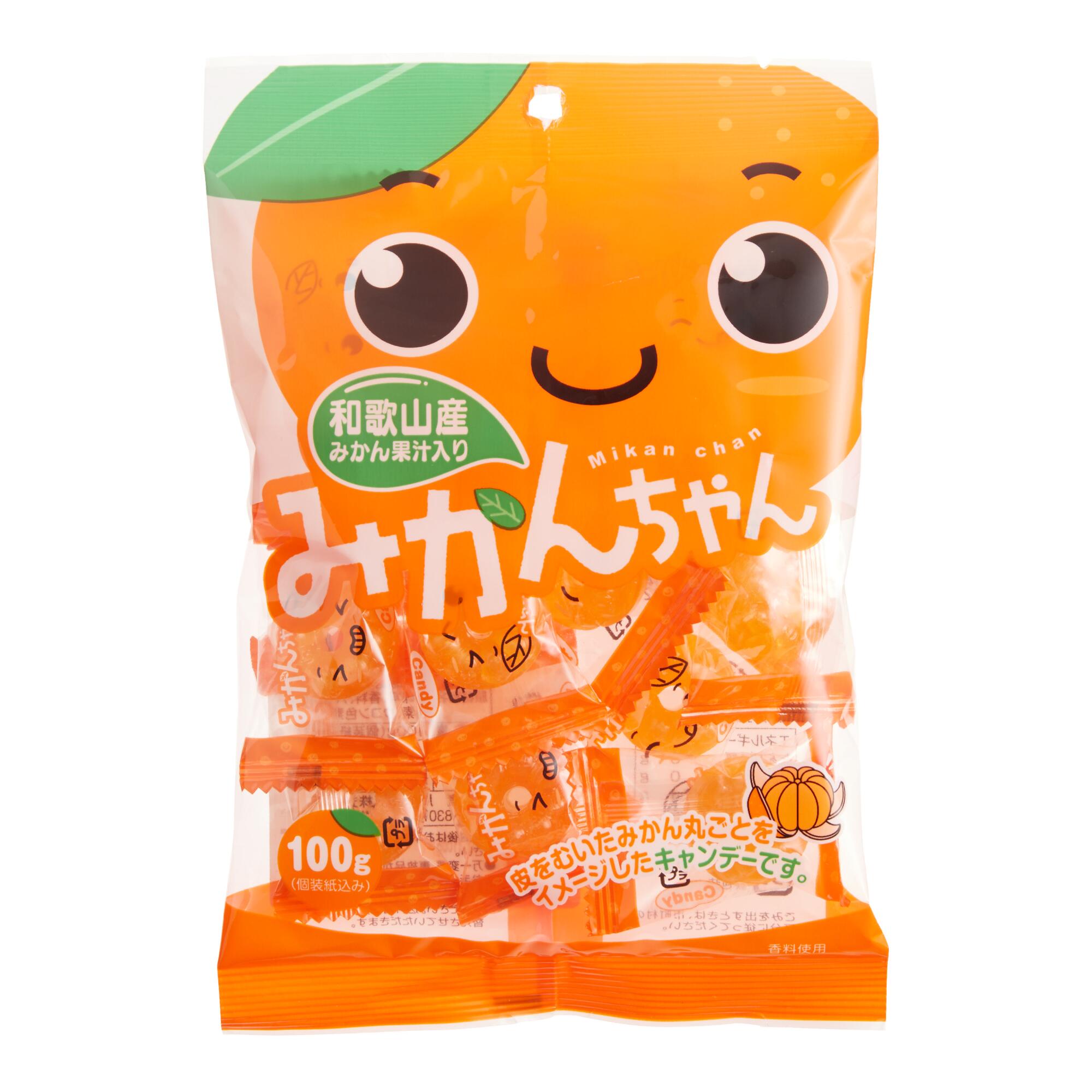 Kawaguchi Mikan Chan Orange Hard Candy Set Of 5 by World Market