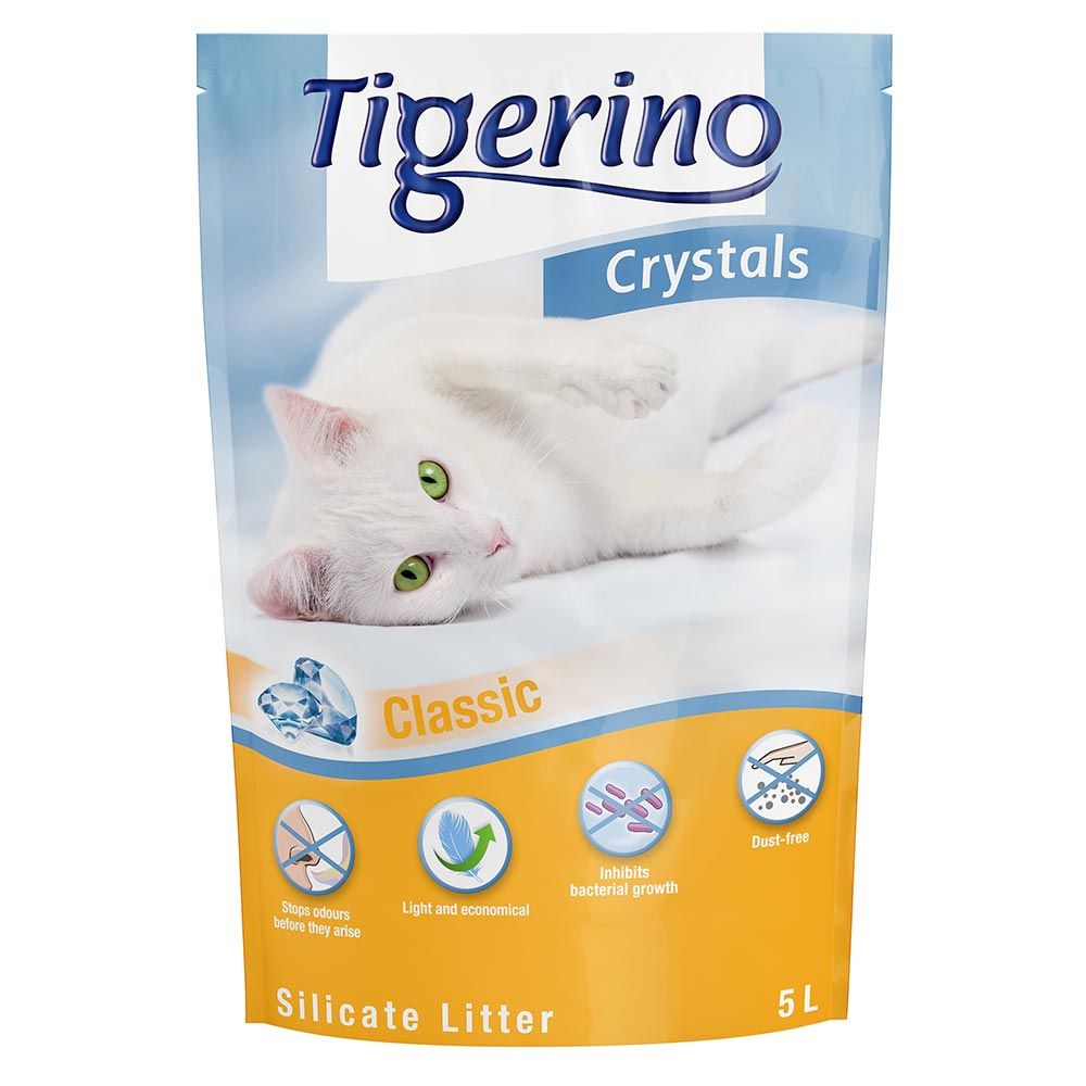 Tigerino Crystals Classic Silicate Cat Litter - 5 litre