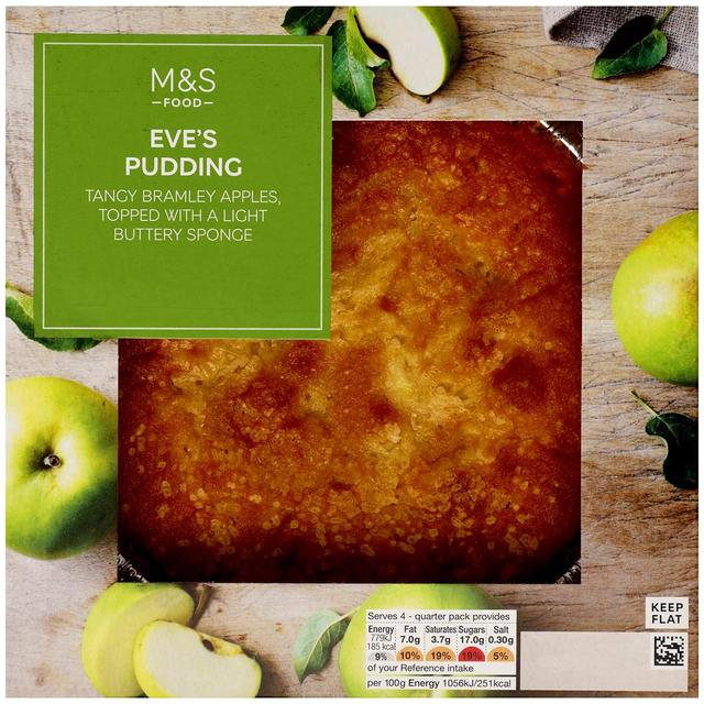 M&S Eve's Bramley Apple & Sponge Pudding