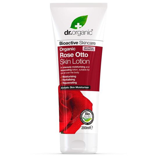 Dr. Organic Rose Otto Skin Lotion, 200 ml
