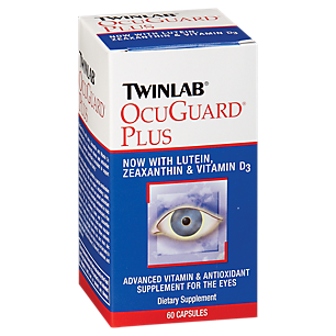 OcuGuard Plus with Lutein, Zeaxanthin & Vitamin D3 - Advanced Vitamin & Antioxidant for the Eyes (60 Capsules)