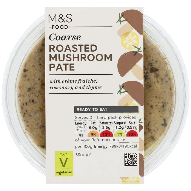 M&S Coarse Roasted Mushroom Pate