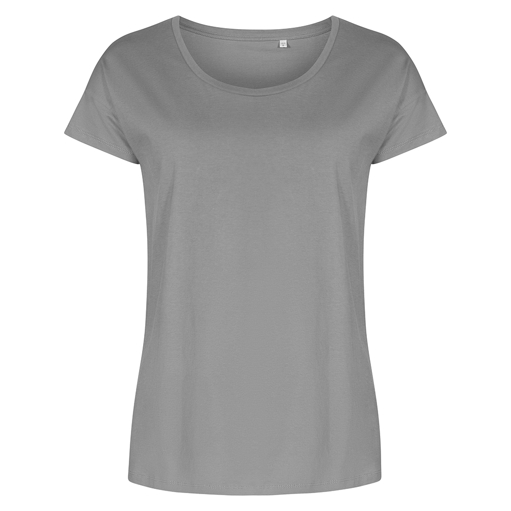 X.O Oversized T-Shirt Plus Size Damen, Stahlgrau, XXL
