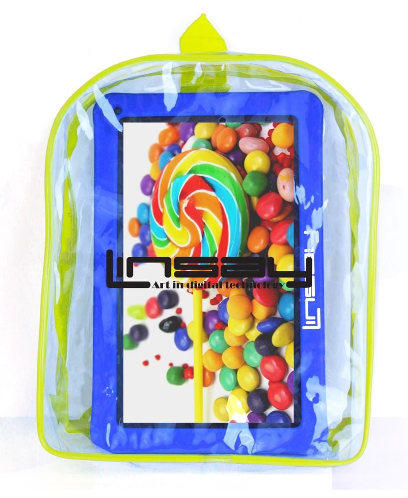 LINSAY 10-in Wi-fi Only Android 10 Tablet with Accessories with Case Included;; | F10XHDKIDSBAGB