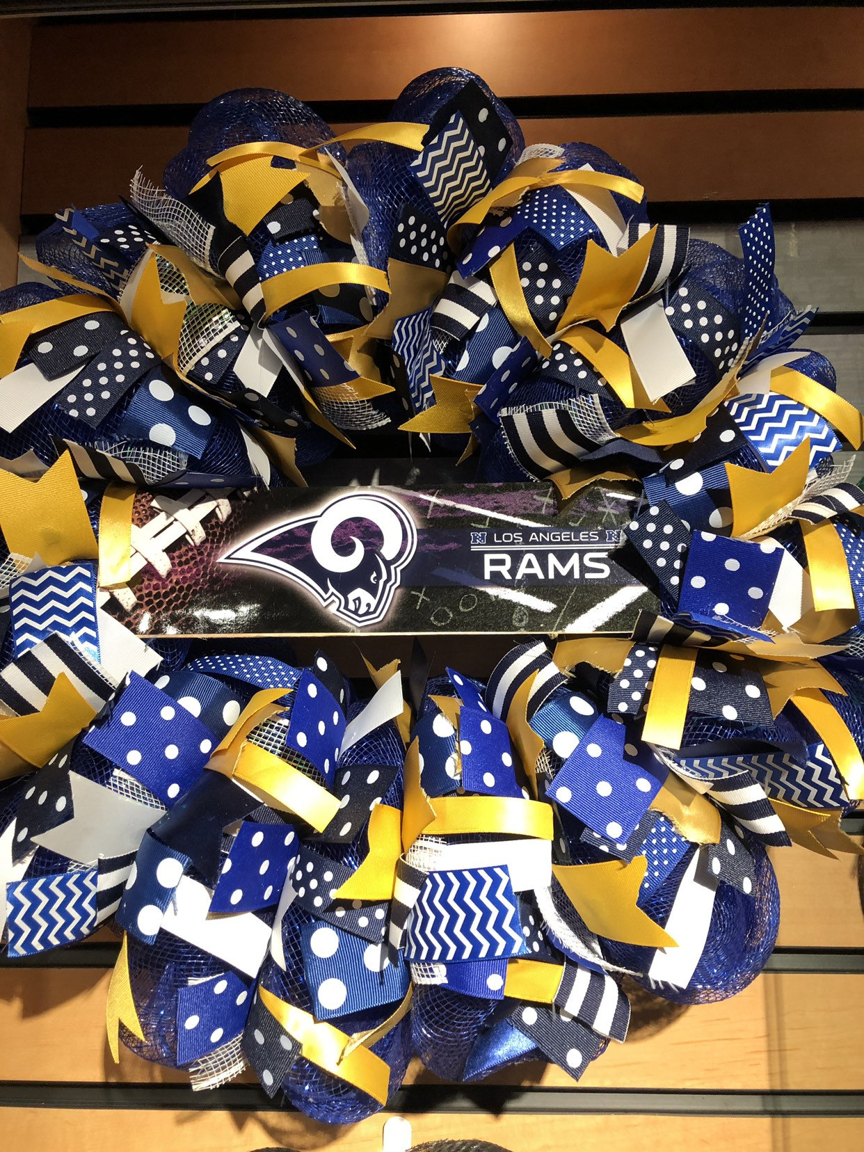 La Rams Designer Sports Wreath
