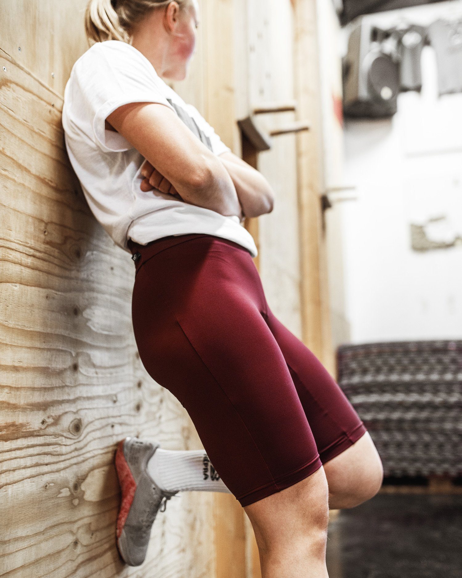 Népra Mimas Biker Shorts - Responsible Activewear, Cayenne / XS