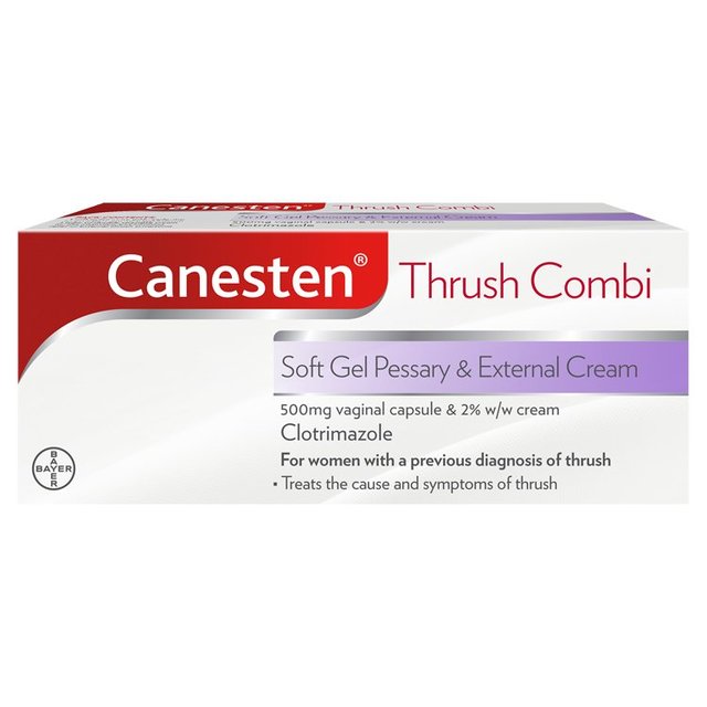 Canesten Thrush Soft Gel Pessary & Cream Combi