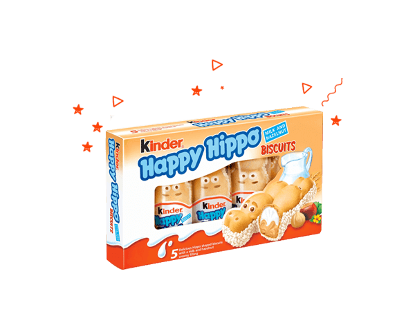 Kinder Happy Hippo Hazelnut 5 Pack