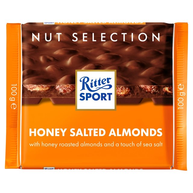 Ritter Sport Nut Perfection Honey Salted Almonds Milk Chocolate