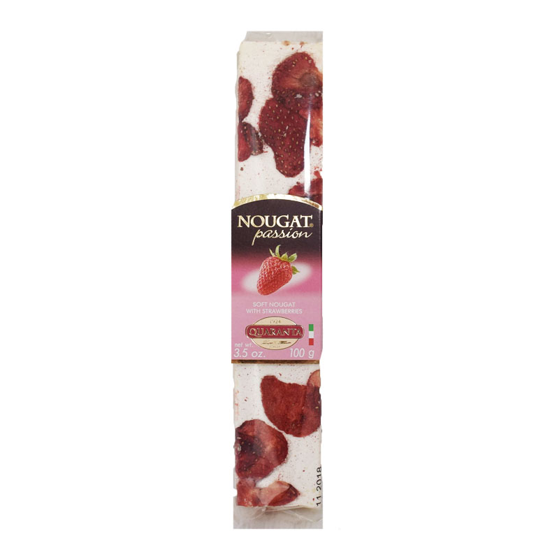 Soft Nougat "Strawberries" 100g - 60% rabatt