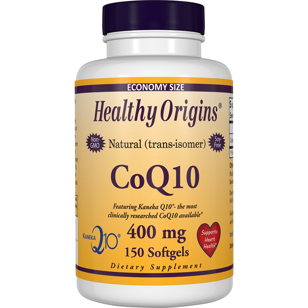 Healthy Origins - CoQ10 Kaneka Q10 Gels 400 mg. - 150 Softgels