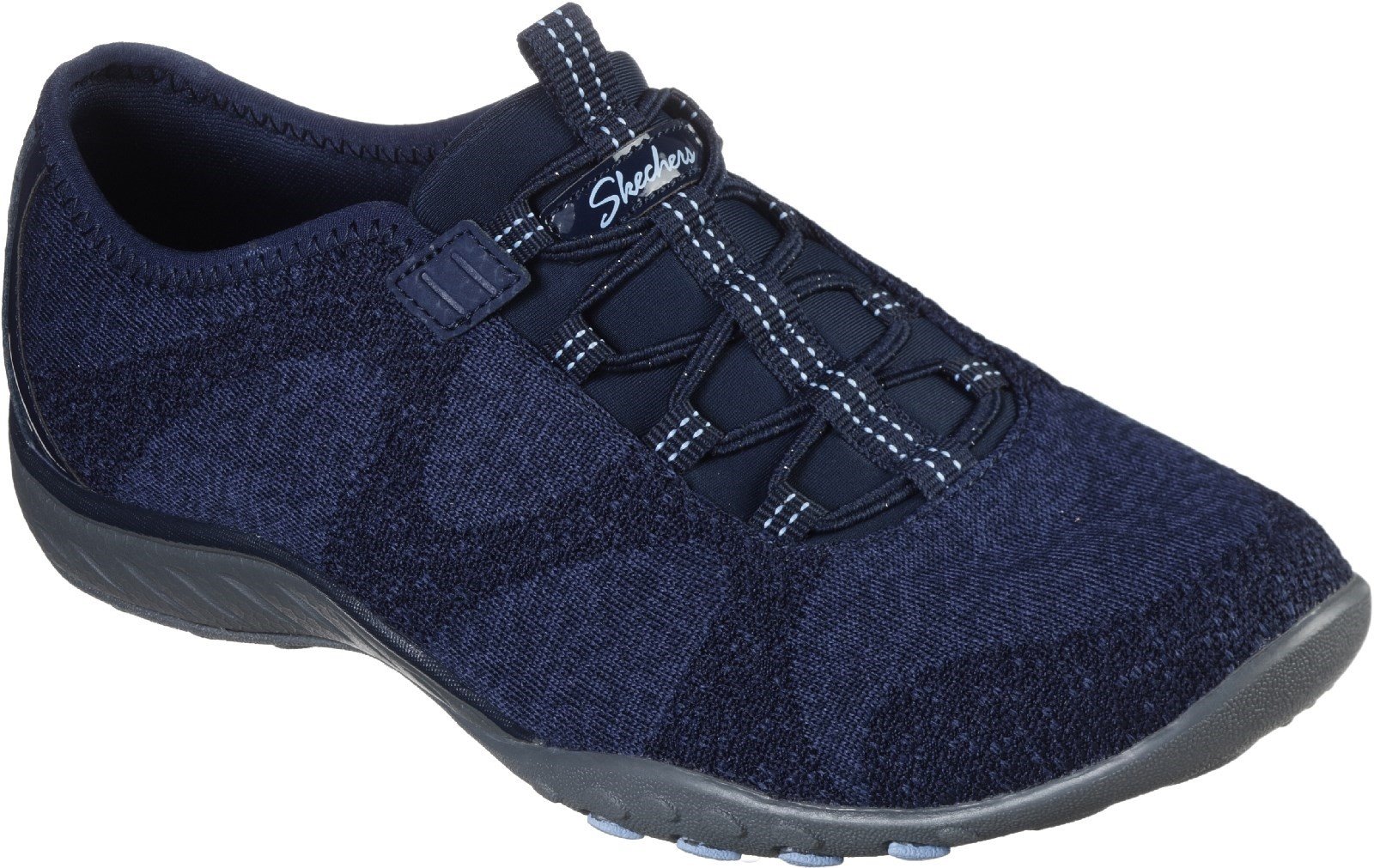 Skechers Women's Breathe-Easy Slip On Shoe Various Colours 30326 - Navy 3