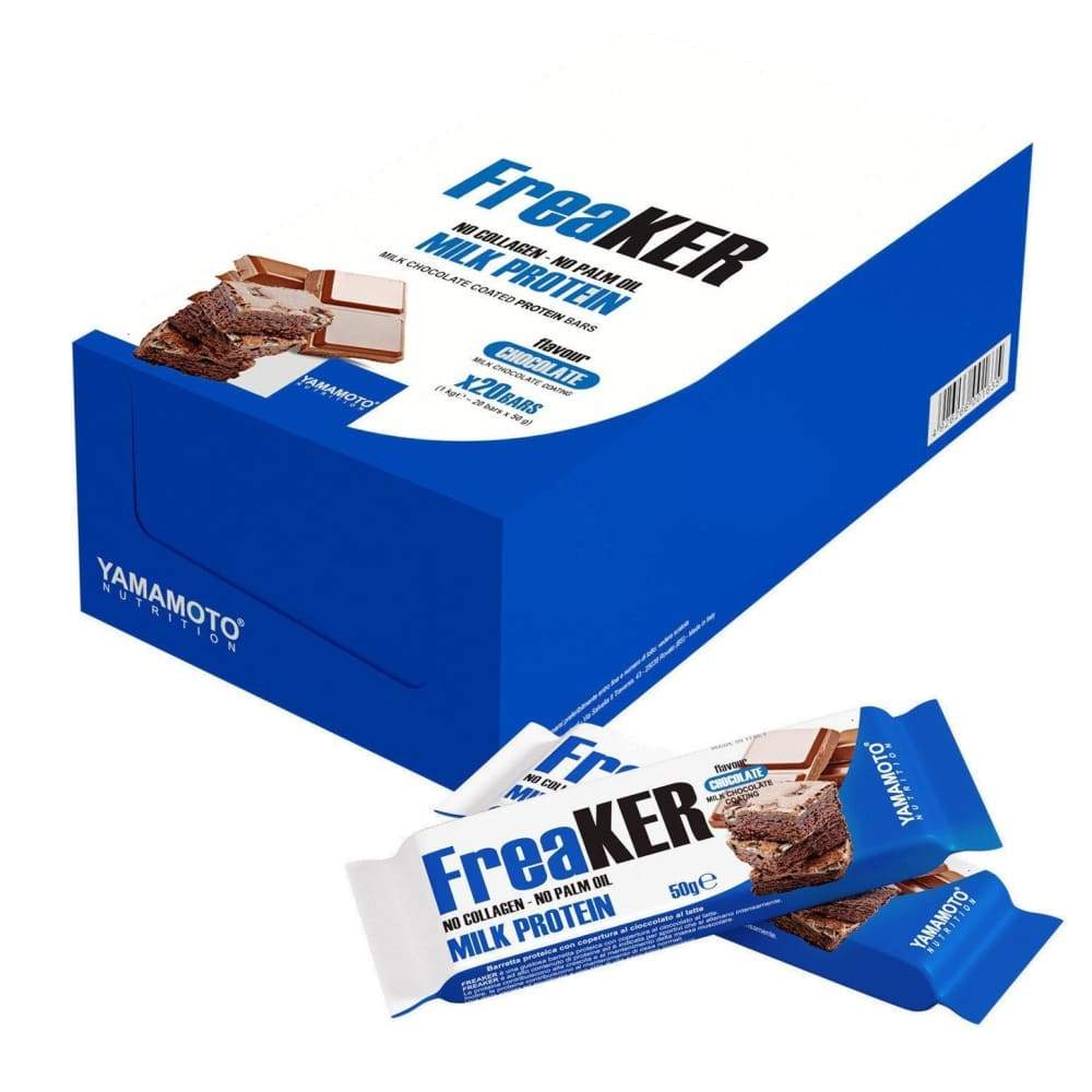FreaKER, Vanilla & Choco Brownie with Dark Chocolate Coating - 20 x 50g