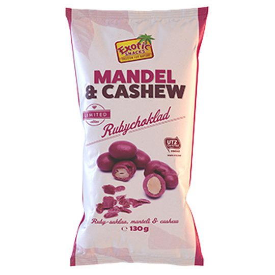 Rubysuklaa Manteli & Cashew - 53% alennus