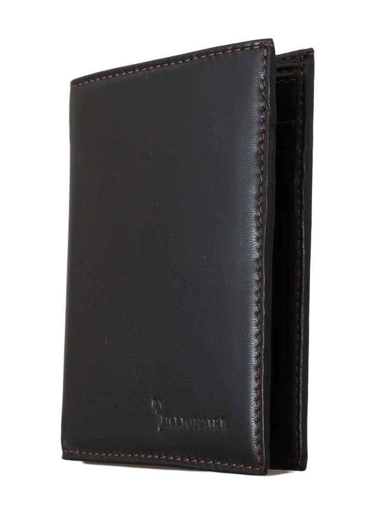 Billionaire Italian Couture Men's Leather Bifold Wallet Brown VAS1427