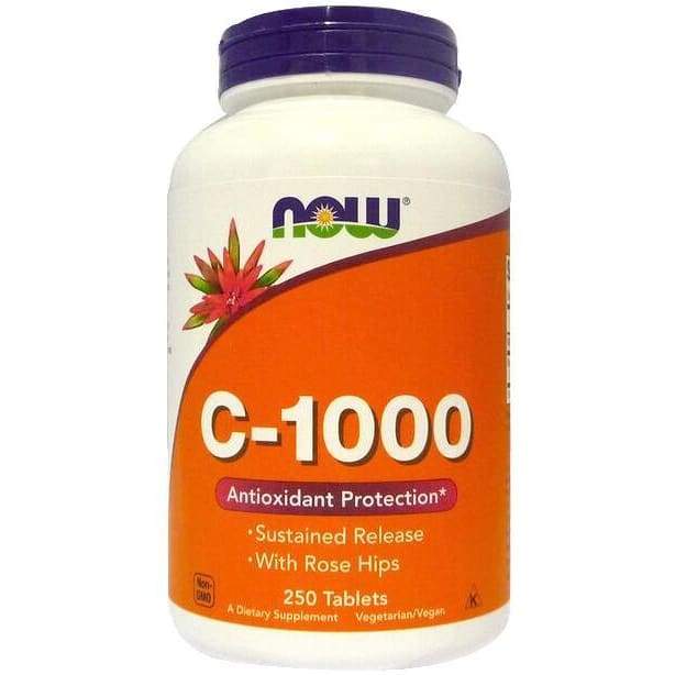 Vitamin C-1000 with Rose Hips - Susteined Release - 250 tablets