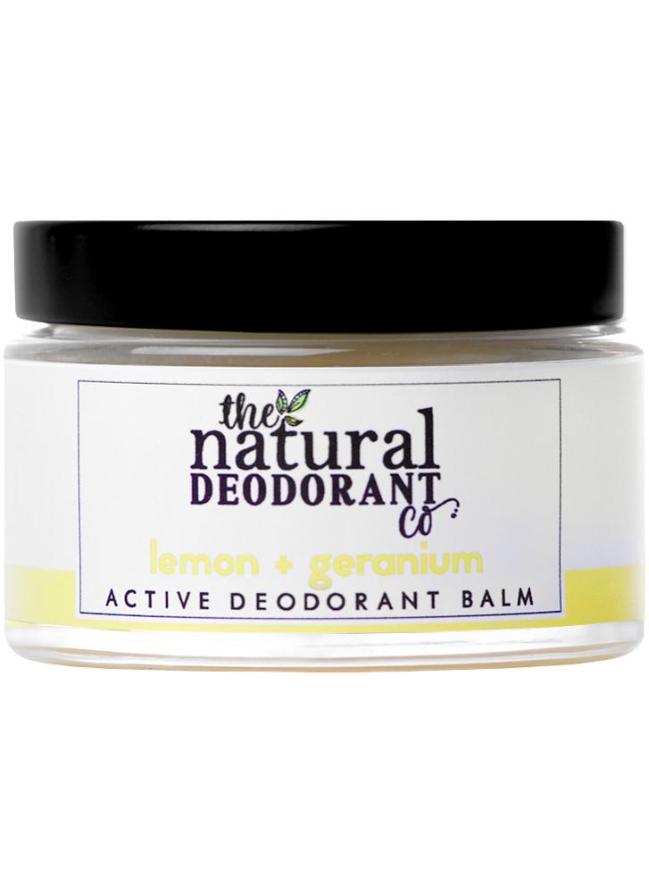 Natural Deodorant Co Extra Strength Deodorant Balm Lemon Geranium